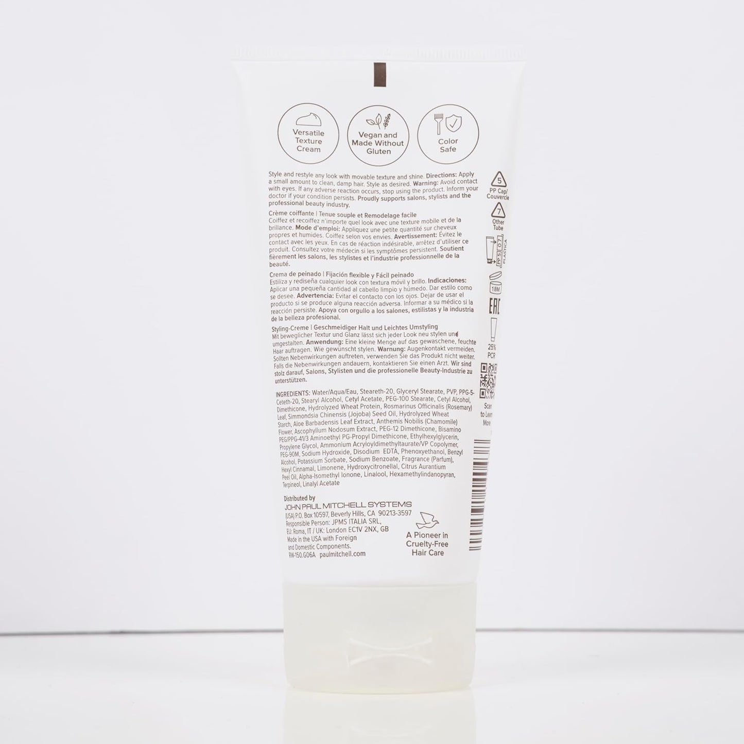 Paul Mitchell Re-Works Styling Cream, Pliable, Flexible Hold + Easy Restyling, For All Hair Types, 5.1 fl. oz