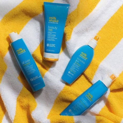 Milk_Shake Sun & More All Over Shampoo towel flatlay