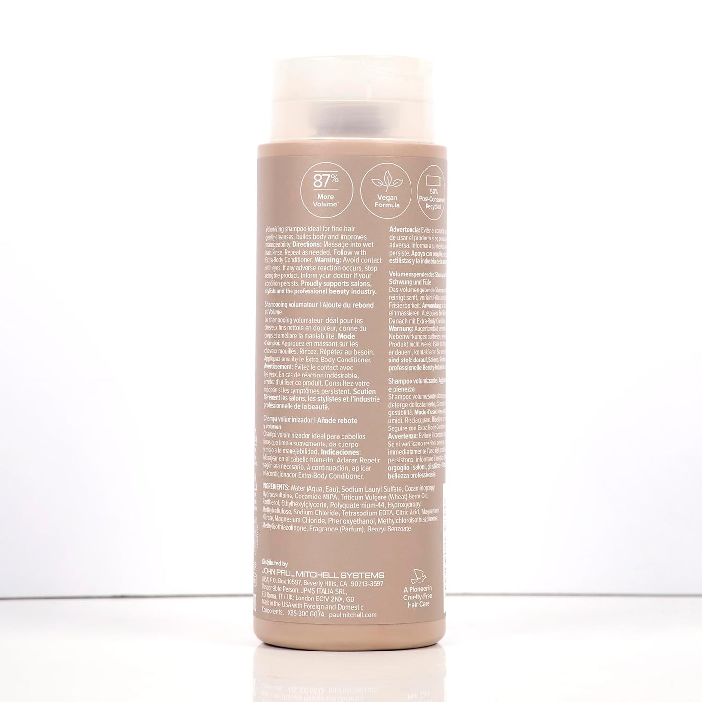 Paul Mitchell Extra-Body Shampoo, Adds Bounce + Fullness, For Fine Hair