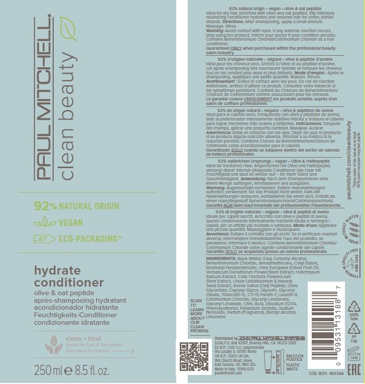Paul Mitchell Clean Beauty Hydrate Conditioner
