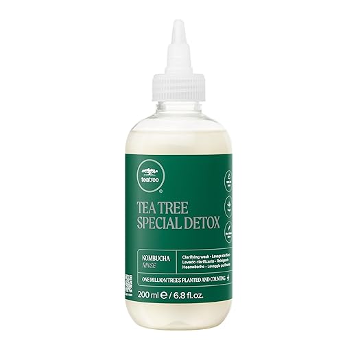 Tea Tree Special Detox Kombucha Rinse, Removes Buildup, Adds Shine, For All Hair Types