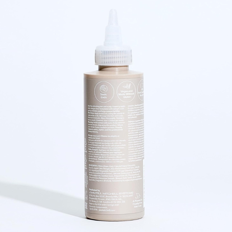 Paul Mitchell Foaming ACV Rinse, Removes Buildup + Restores Shine, For All Hair Types, 5.1 fl. oz