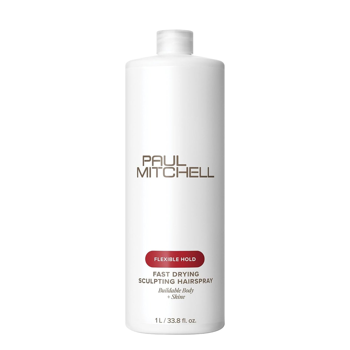 Paul Mitchell Fast Drying Sculpting Hairspray, Flexible Hold, Buildable Body + Shine, For All Hair Types