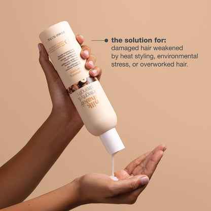 milk_shake Integrity & Strength Nourishing Shampoo | Creamy Formula with Organic Murumuru Butter & Amaranth Seed Extract for Brittle, Damaged Hair
