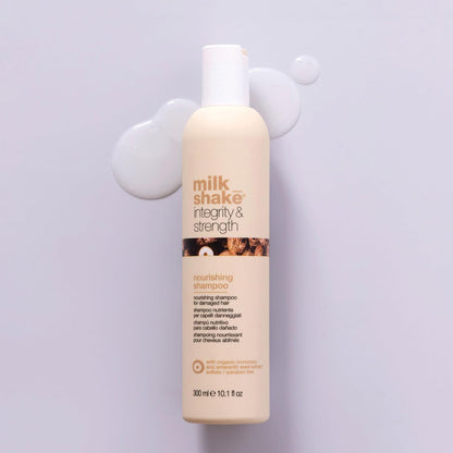 milk_shake Integrity & Strength Nourishing Shampoo | Creamy Formula with Organic Murumuru Butter & Amaranth Seed Extract for Brittle, Damaged Hair