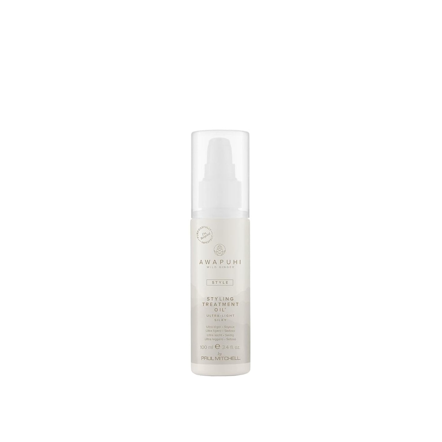 Awapuhi Wild Ginger by Paul Mitchell Styling Treatment Oil, Dry-Touch, Leave-In Formula, For All Hair Types