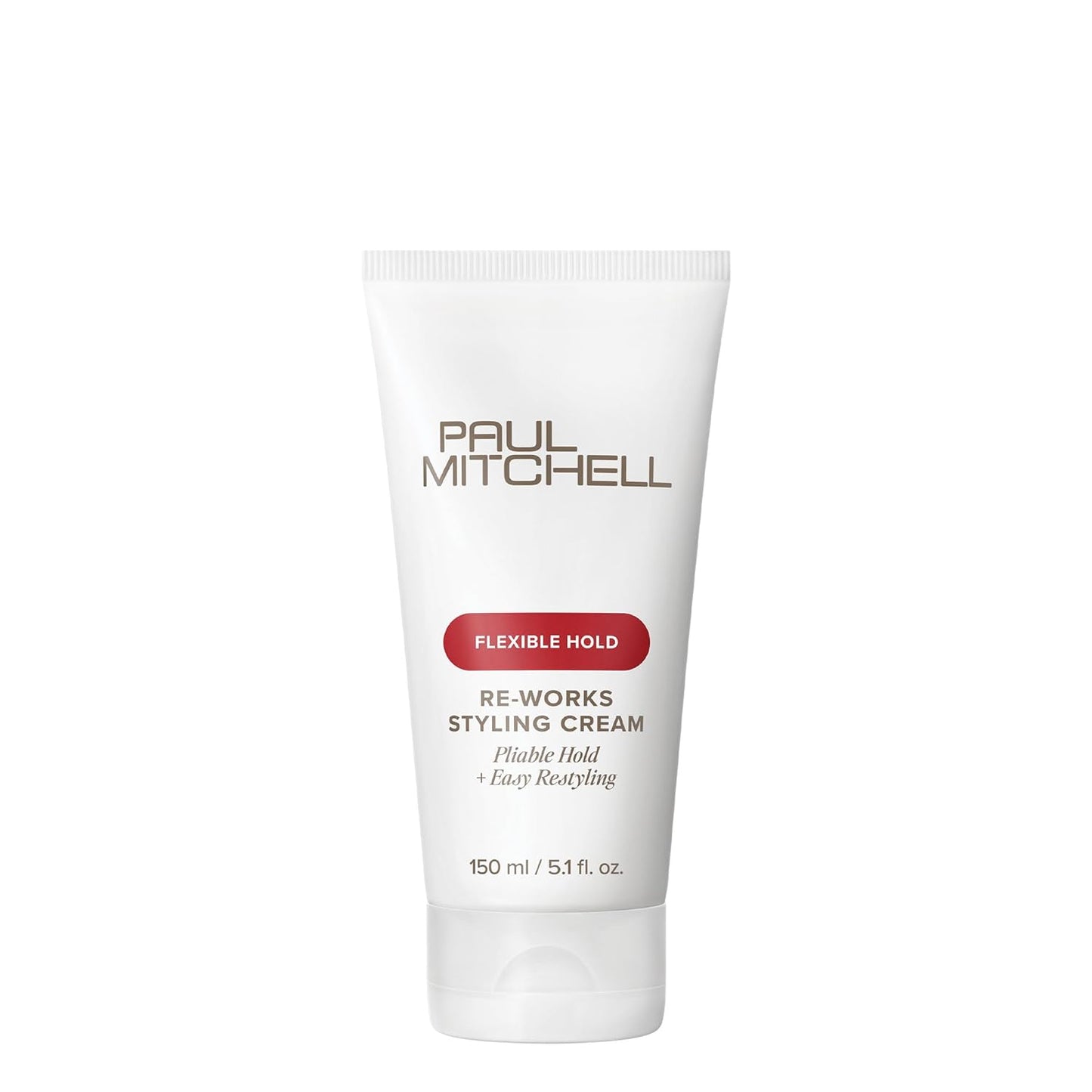 Paul Mitchell Re-Works Styling Cream, Pliable, Flexible Hold + Easy Restyling, For All Hair Types, 5.1 fl. oz