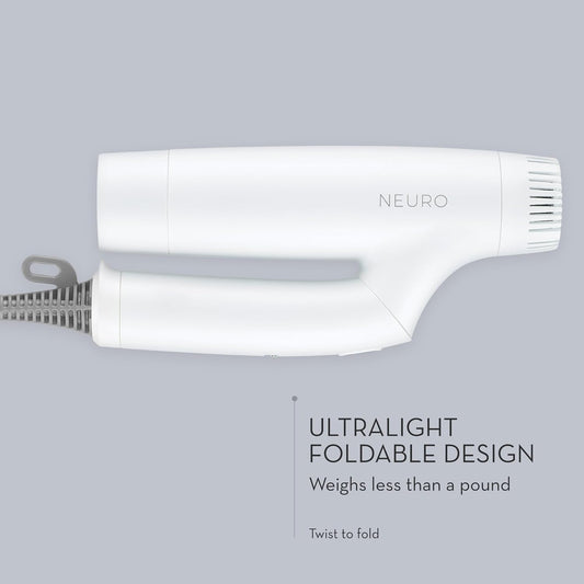 Neuro by Paul Mitchell Dry+ Global Edition Auto Dual Voltage Hair Dryer with Storage Bag for Worldwide Travel
