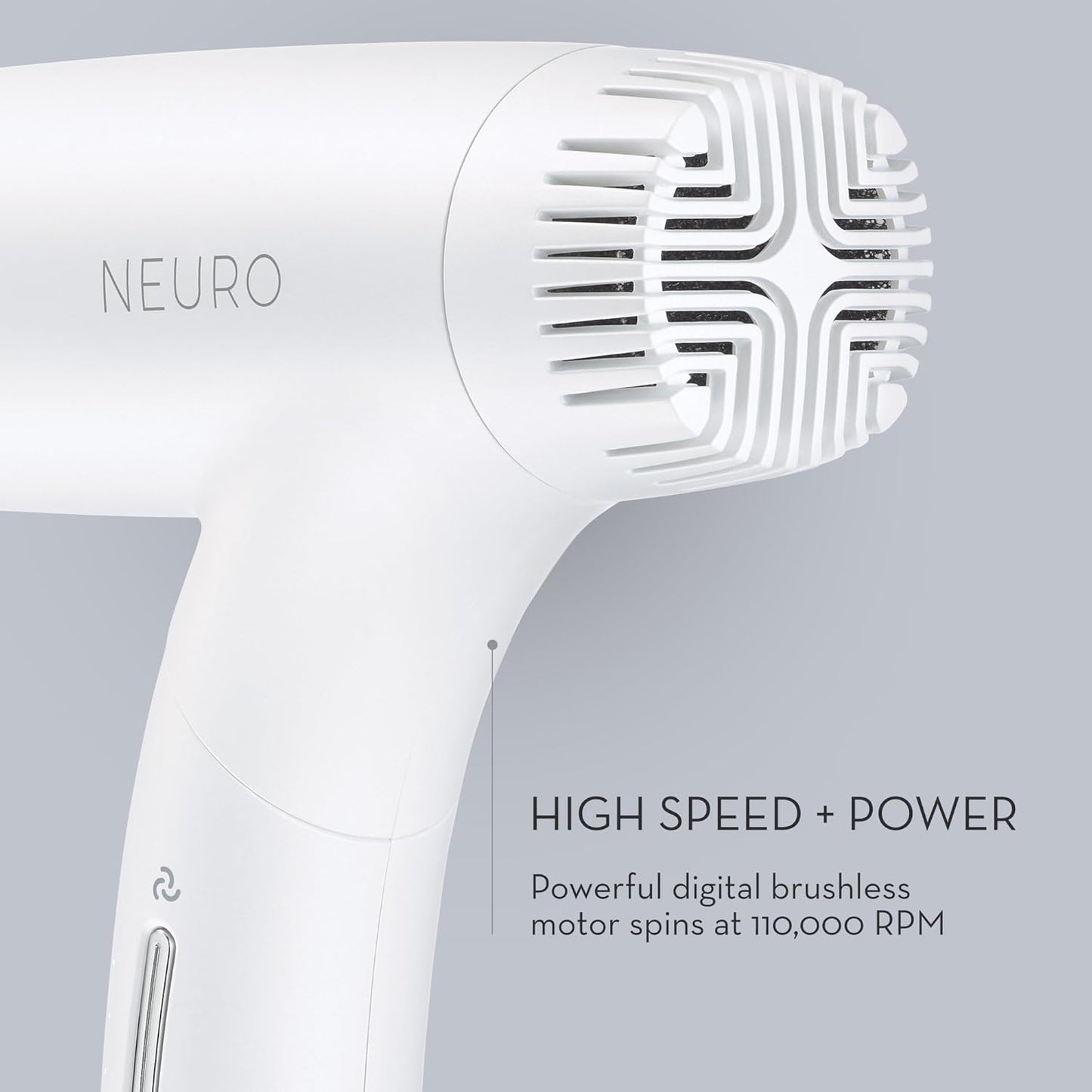Neuro by Paul Mitchell Dry+ Global Edition Auto Dual Voltage Hair Dryer with Storage Bag for Worldwide Travel