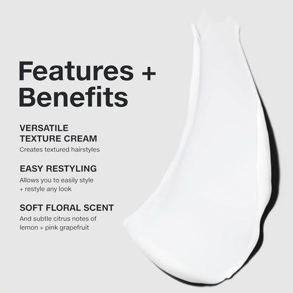 Paul Mitchell Re-Works Styling Cream, Pliable, Flexible Hold + Easy Restyling, For All Hair Types, 5.1 fl. oz