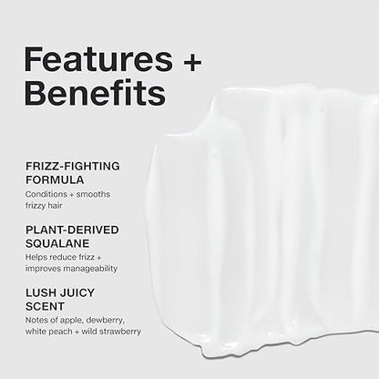 Paul Mitchell Super Smooth Conditioner, Controls Frizz, Adds Softness, For Frizzy Hair