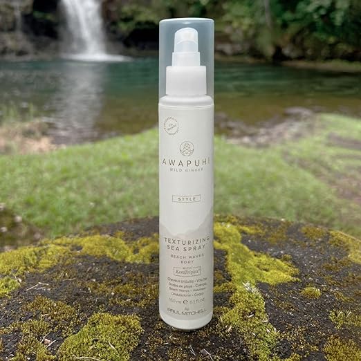 Awapuhi Wild Ginger by Paul Mitchell Texturizing Sea Spray, Creates Beach Waves, Adds Body, For All Hair Types, 5.1 fl. oz.
