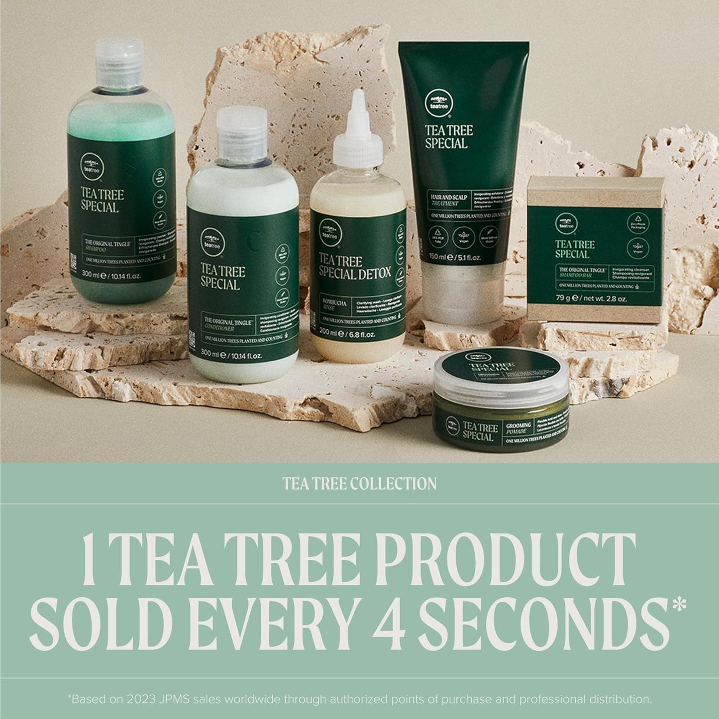 Tea Tree Styling Gel, Medium Hold, High-Shine Finish, For All Hair Types, 5.1 fl. oz.