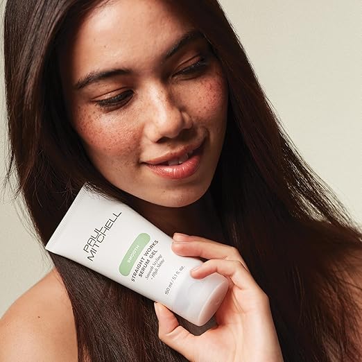 Paul Mitchell Straight Works Hair Gel, Smoothing Styler, Add Shine, For Frizzy Hair, 5.1 fl. oz