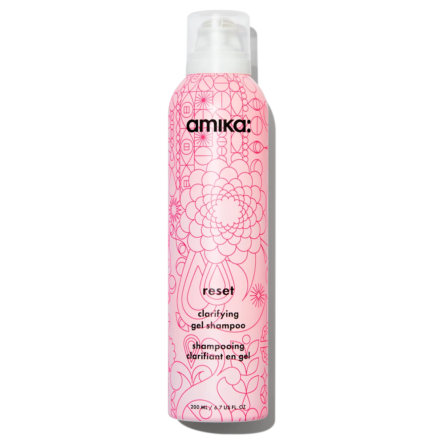 Amika Reset Clarifying + Cleansing Gel Shampoo bottle
