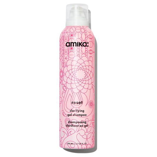 Amika Reset Clarifying + Cleansing Gel Shampoo bottle