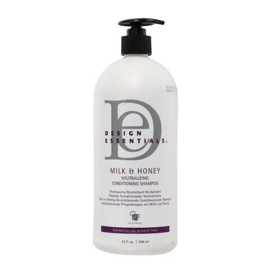 Design Essentials Milk & Honey Neutralizing Conditioning Shampoo - Pro bottle with pump