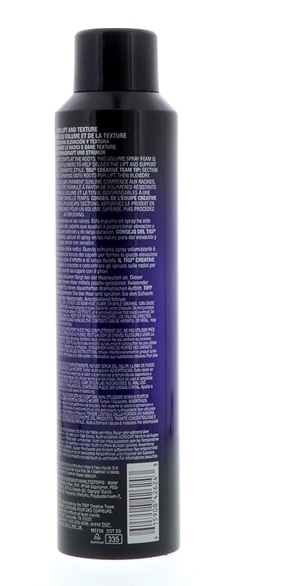 TIGI Bed Head Catwalk Your Highness Root Boost Spray for Lift and Texture ingredient label
