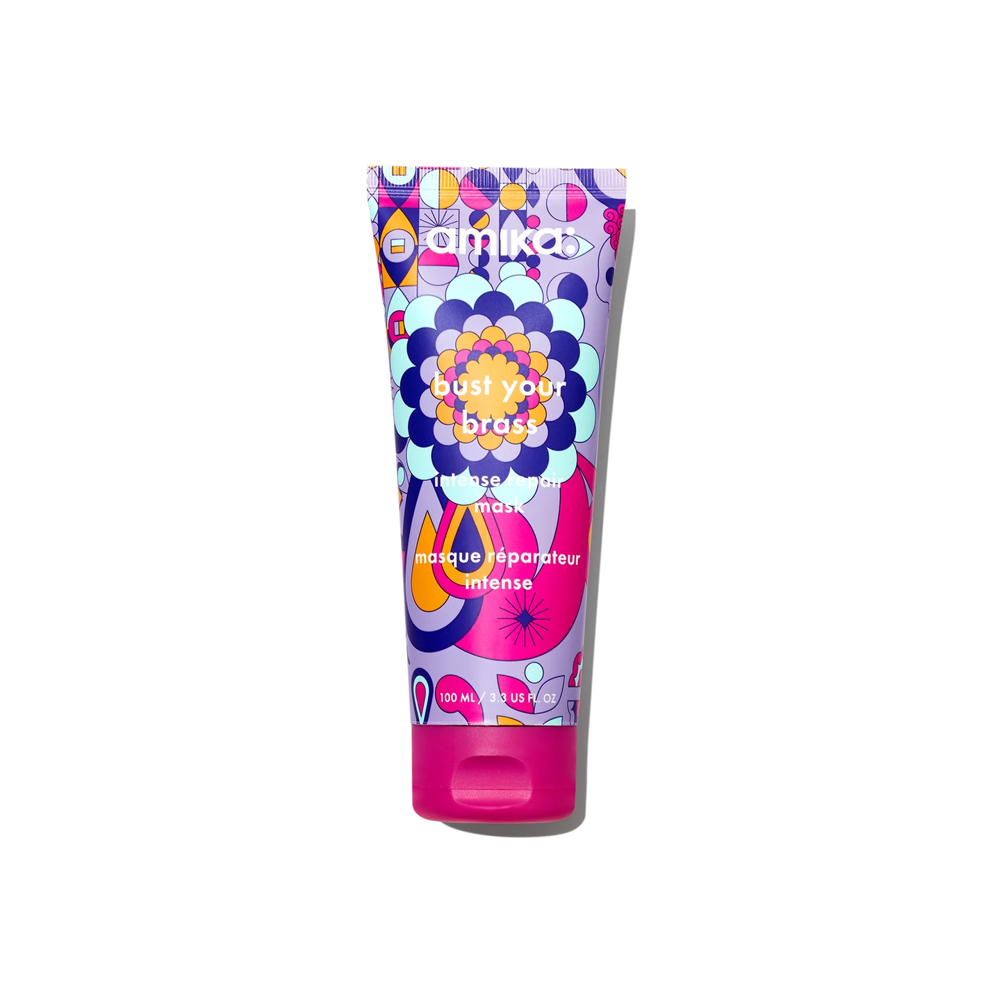 Amika Bust Your Brass Cool Blonde Intense Repair Hair Mask