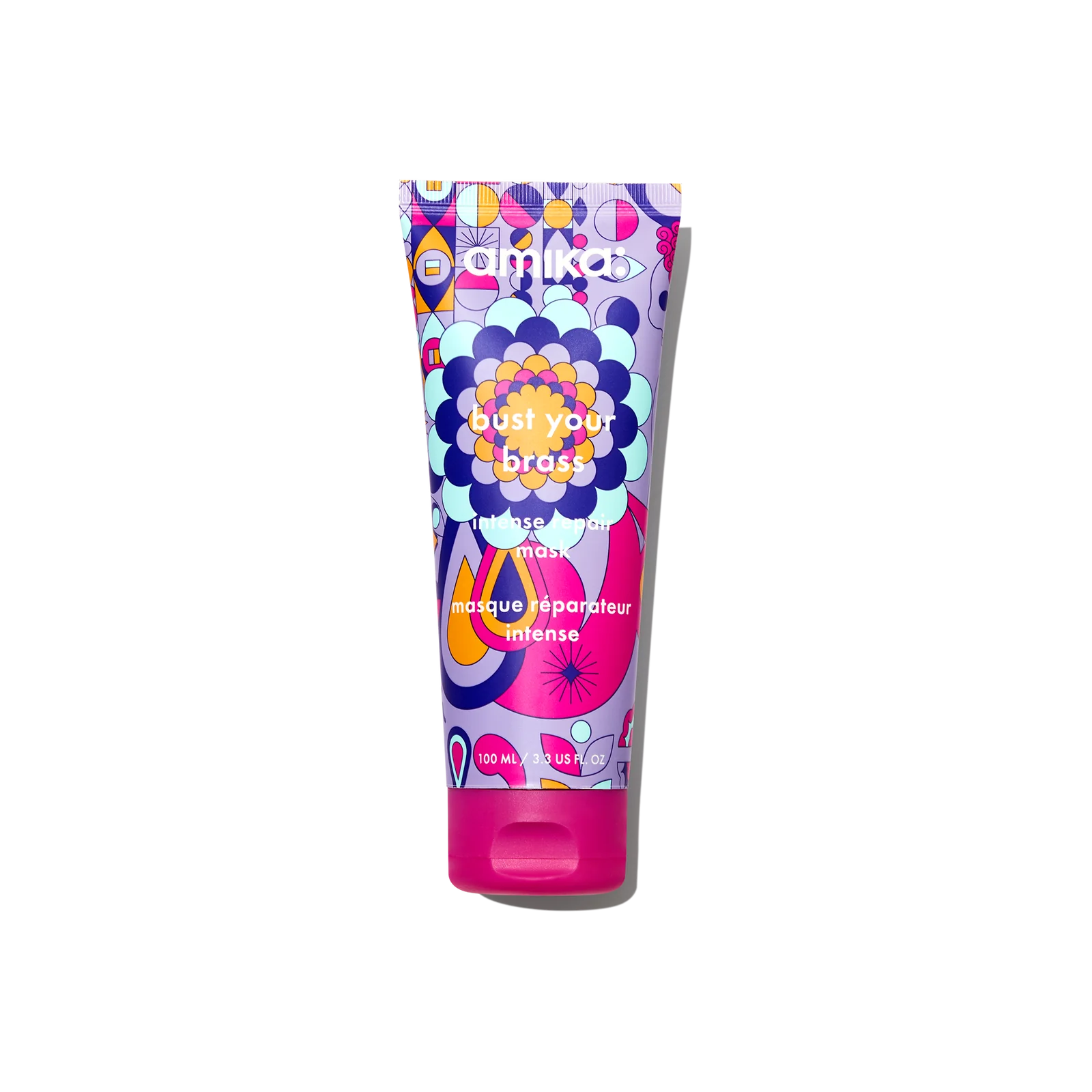 Amika Bust Your Brass Cool Blonde Intense Repair Hair Mask