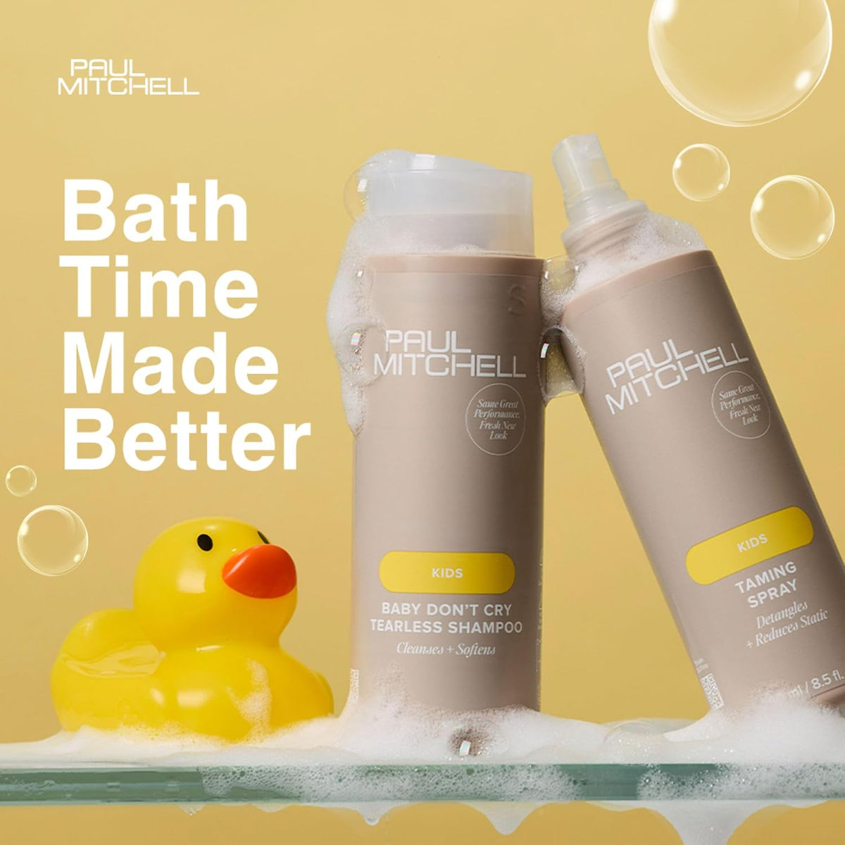 Paul Mitchell Baby Don’t Cry Shampoo, Kids Wash, Tear Free, For All Hair Types