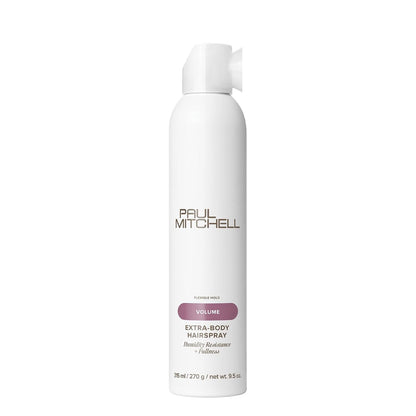 Paul Mitchell Extra-Body Hairspray, Flexible Hold, Maximum Volume + Humidity Resistance, For Fine Hair