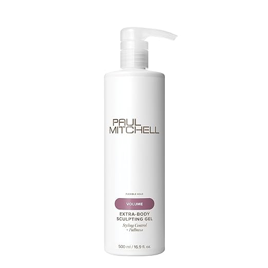 Paul Mitchell Extra-Body Sculpting Gel, Adds Fullness + Styling Control, For Fine Hair