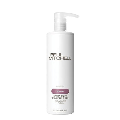 Paul Mitchell Extra-Body Sculpting Gel, Adds Fullness + Styling Control, For Fine Hair