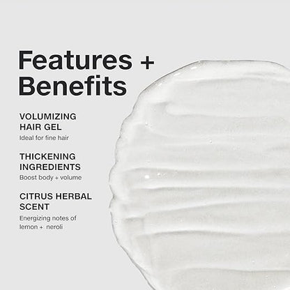 Paul Mitchell Extra-Body Sculpting Gel, Adds Fullness + Styling Control, For Fine Hair