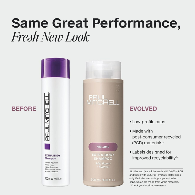 Paul Mitchell Extra-Body Shampoo, Adds Bounce + Fullness, For Fine Hair