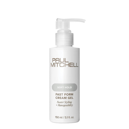 Paul Mitchell Fast Form Styling Cream Gel, Soft Hold, Faster Styling + Manageability, For All Hair Types, 5.1 fl. Oz