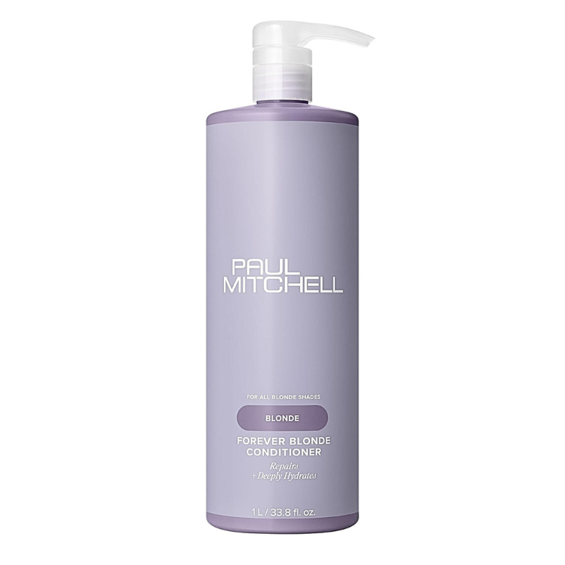 Paul Mitchell Forever Blonde Conditioner, Repairs + Deeply Hydrates, Ideal For Bleached + Lightened Hair