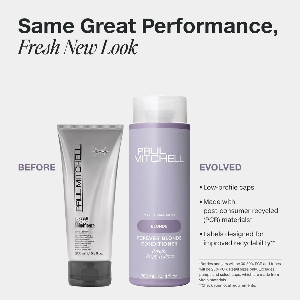 Paul Mitchell Forever Blonde Conditioner, Repairs + Deeply Hydrates, Ideal For Bleached + Lightened Hair