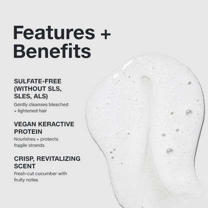 Paul Mitchell Forever Blonde Shampoo, Repairs + Deeply Hydrates, Ideal For Bleached + Lightened Hair