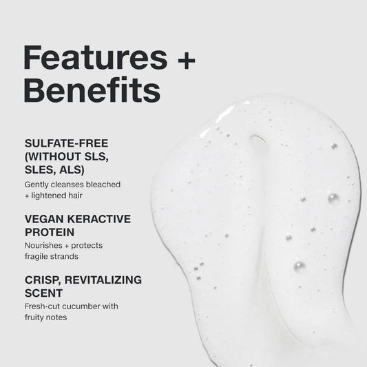 Paul Mitchell Forever Blonde Shampoo, Repairs + Deeply Hydrates, Ideal For Bleached + Lightened Hair