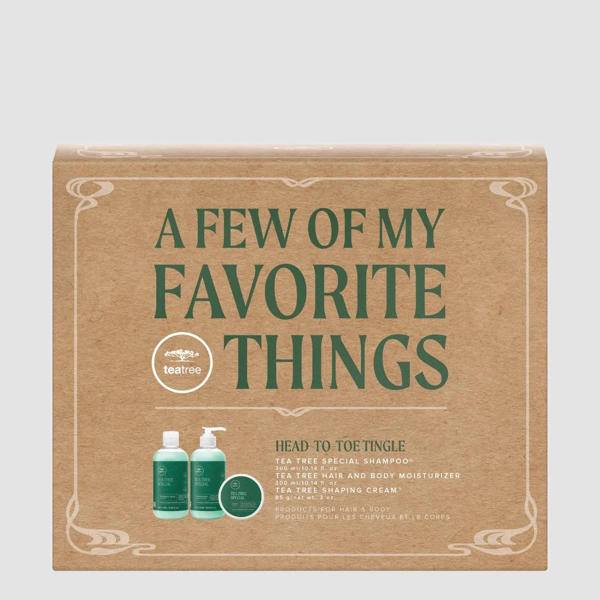 Paul Mitchell Tea Tree Head To Toe Tingle - A Few Of My Favorite Things Gift Set