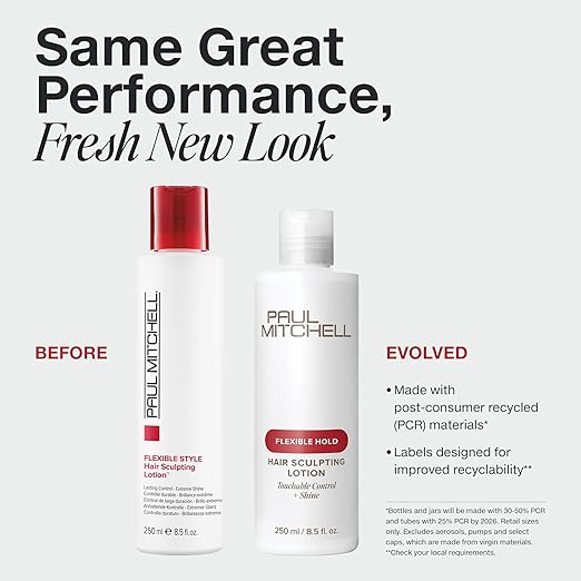 Paul Mitchell Hair Sculpting Lotion, Flexible Control + Shine, For All Hair Types, 8.5 fl oz
