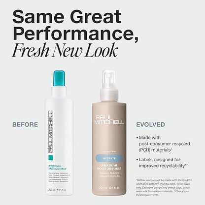 Paul Mitchell Awapuhi Moisture Mist, Hydrating Spray For Hair + Skin, Instantly Refreshes, 8.5 fl oz