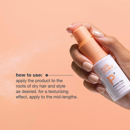 milk_shake Powder Pop Volumizing Powder | Lightweight styling powder for fine, soft hair | Instant root lift & matte finish
