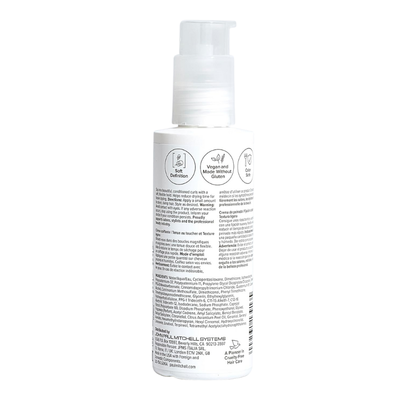 Paul Mitchell Quick Slip Styling Cream, Faster Styling + Touchable Hold, For Curly Hair + Wavy Hair, 5.1 fl. oz