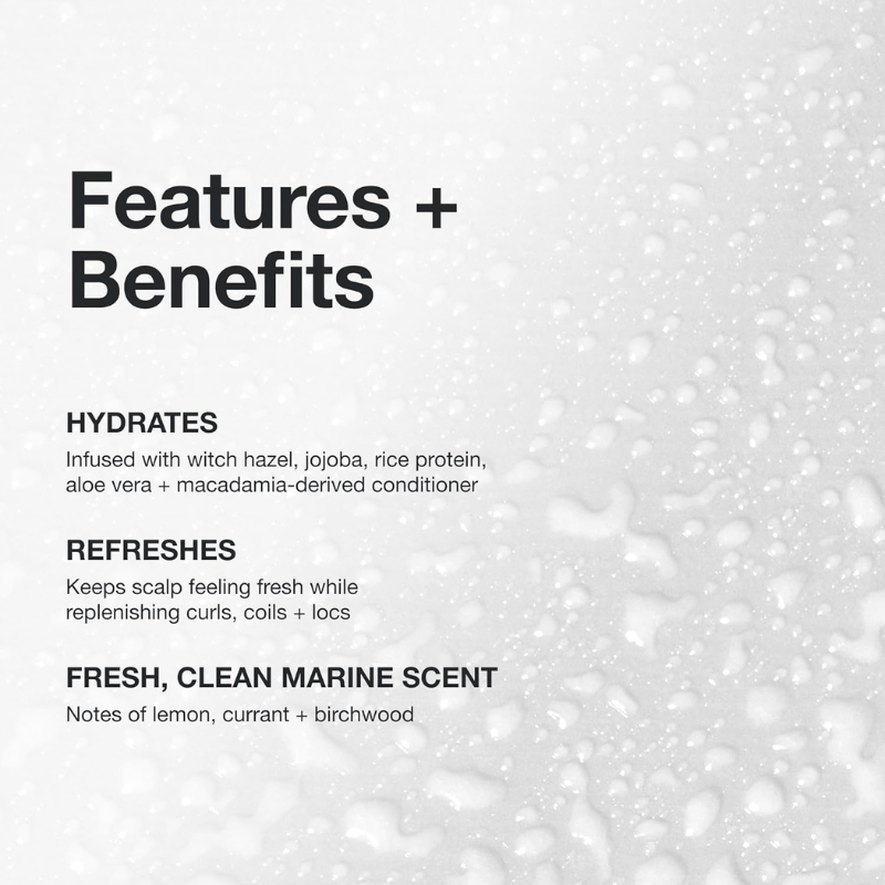 Paul Mitchell Refreshing Mist, Refreshes Scalp + Nourishes, For Curly + Coily Hair, 8.5 fl. oz