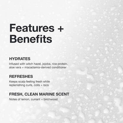 Paul Mitchell Refreshing Mist, Refreshes Scalp + Nourishes, For Curly + Coily Hair, 8.5 fl. oz