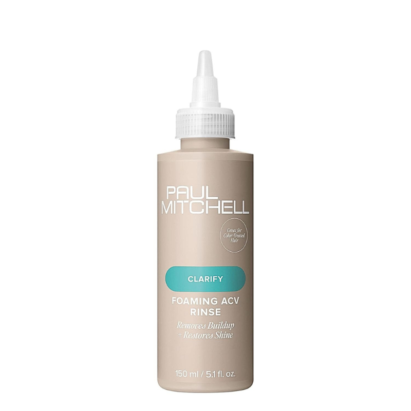 Paul Mitchell Foaming ACV Rinse, Removes Buildup + Restores Shine, For All Hair Types, 5.1 fl. oz