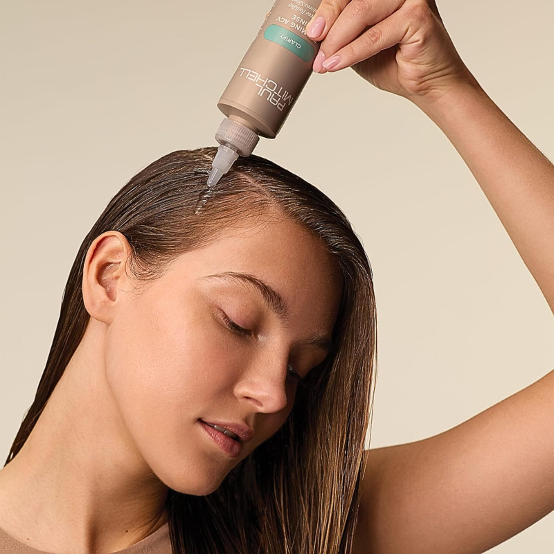 Paul Mitchell Foaming ACV Rinse, Removes Buildup + Restores Shine, For All Hair Types, 5.1 fl. oz