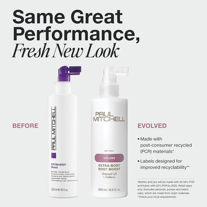 Paul Mitchell Extra-Body Root Boost Volumizing Spray, Targeted Lift, Adds Fullness, For Fine Hair