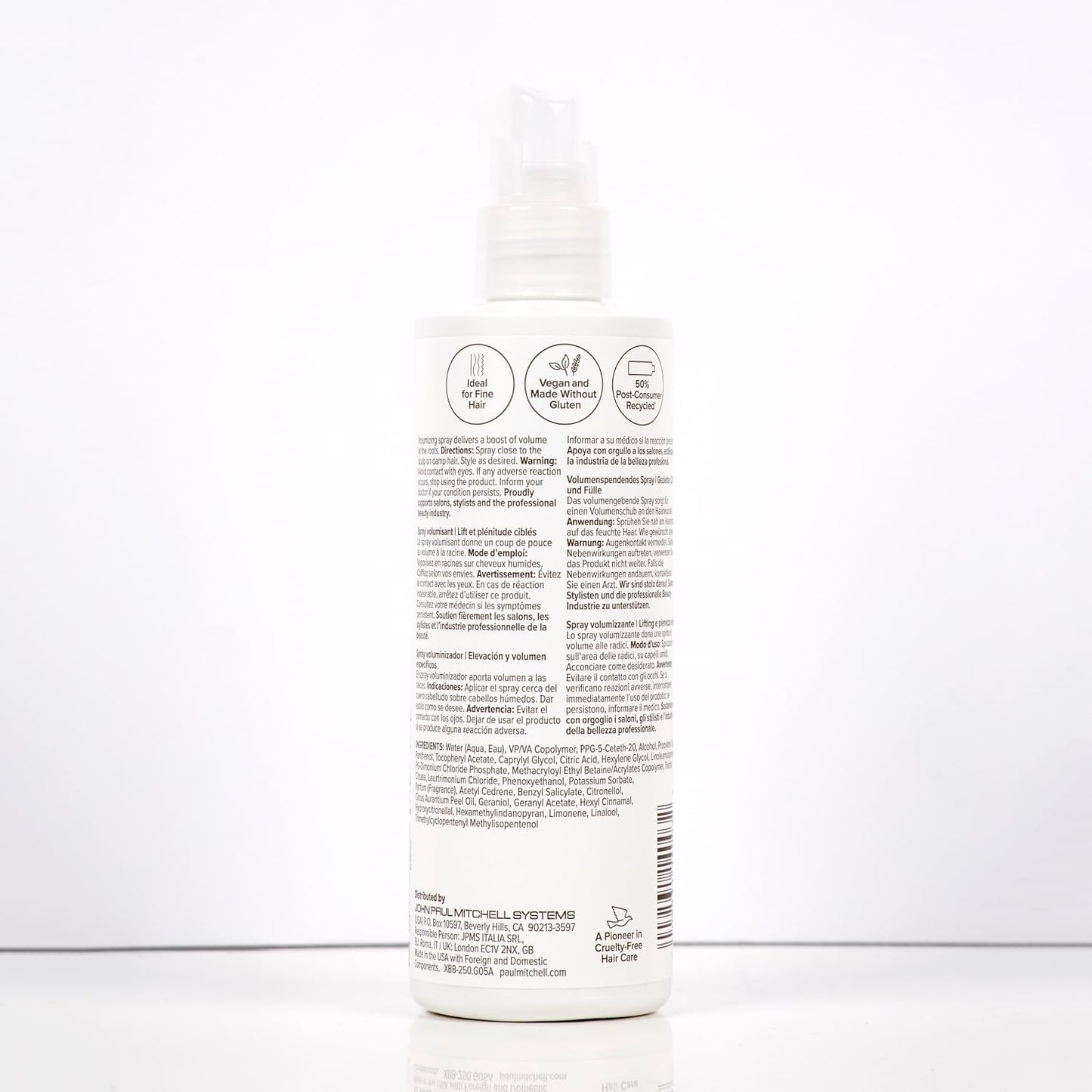 Paul Mitchell Extra-Body Root Boost Volumizing Spray, Targeted Lift, Adds Fullness, For Fine Hair