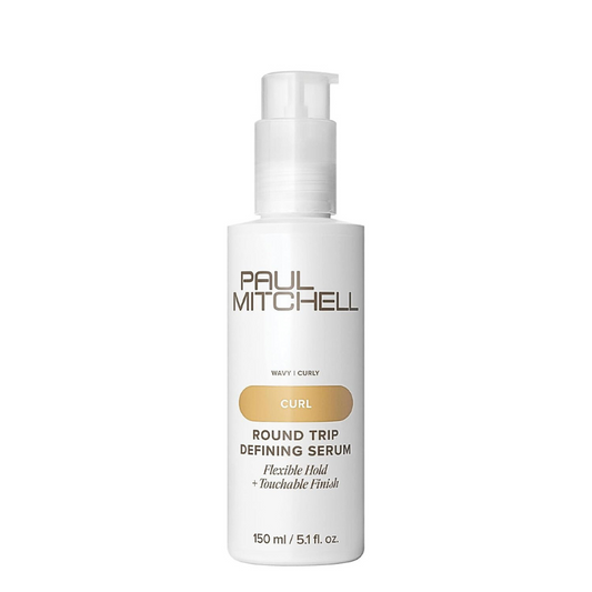 Paul Mitchell Round Trip Defining Serum, Flexible Hold, Touchable Finish, For Curly + Wavy Hair, 5.1 fl. oz