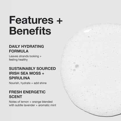 Paul Mitchell Sheer Hydration Shampoo, Moistures + Adds Shine, For Dry Hair