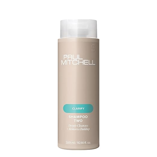 Paul Mitchell Shampoo Two, Clarifying Shampoo, Deep Cleanses + Removes Buildup, For All Hair Types, Especially Oily Hair