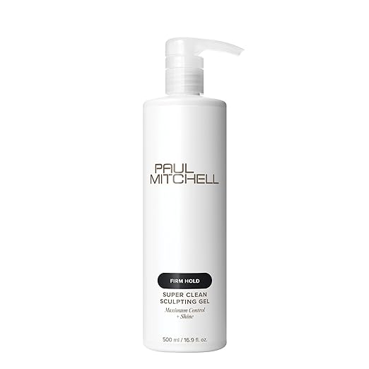 Paul Mitchell Super Clean Sculpting Gel, Firm Hold, Maximum Control + Shine, For All Hair Types